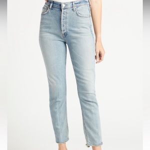 AGOLDE Nico High Rise Slim Straight Jeans